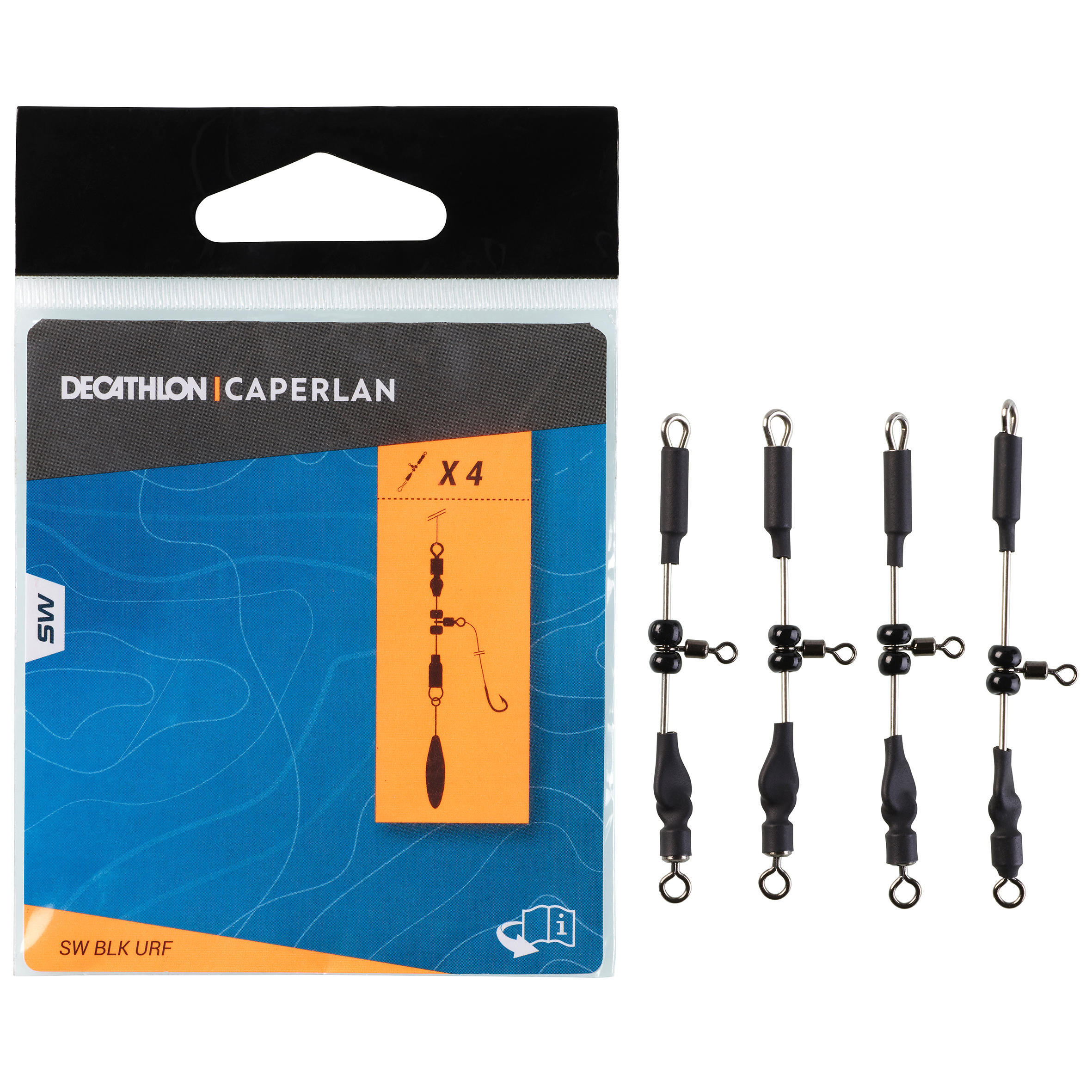 هرزگرد ماهیگیری سه شاخه کاپرلان بسته 4 عددی